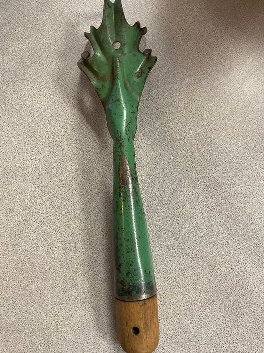 Vintage Green Hand Rake
