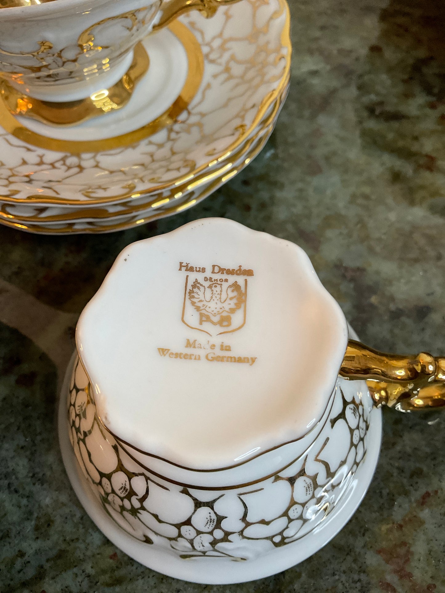 Vintage Dresden Demitasse Set