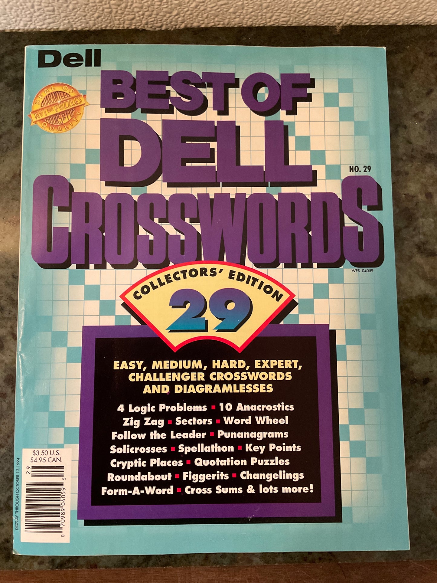Dell Best Of Dell Crosswords #29/1994