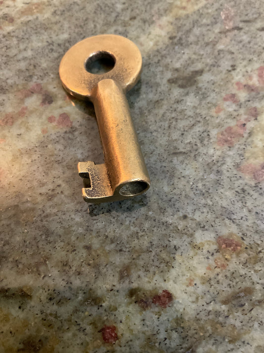 Vintage Hollow Barrel Key