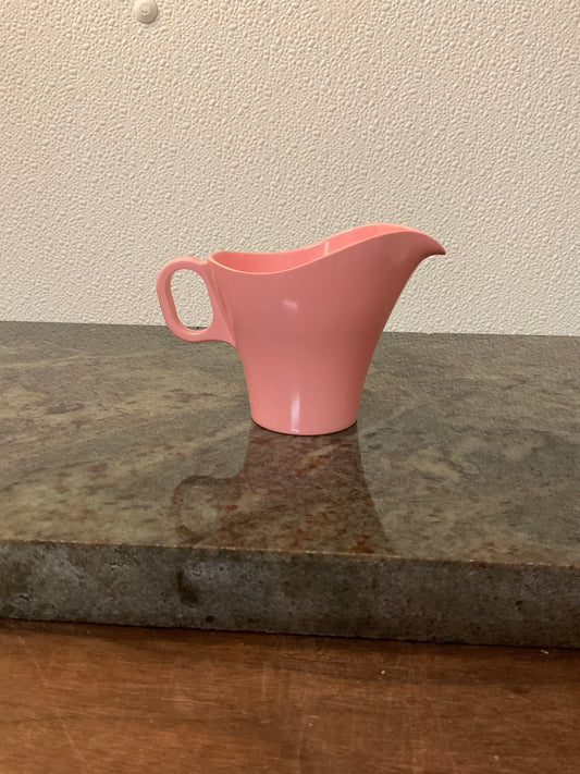 Vintage Boonton Melamine Somerset Pink Creamer Dish