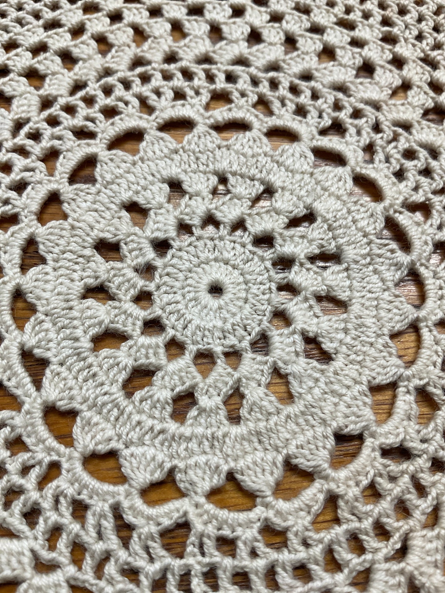 Handmade Cotton Doily 7”