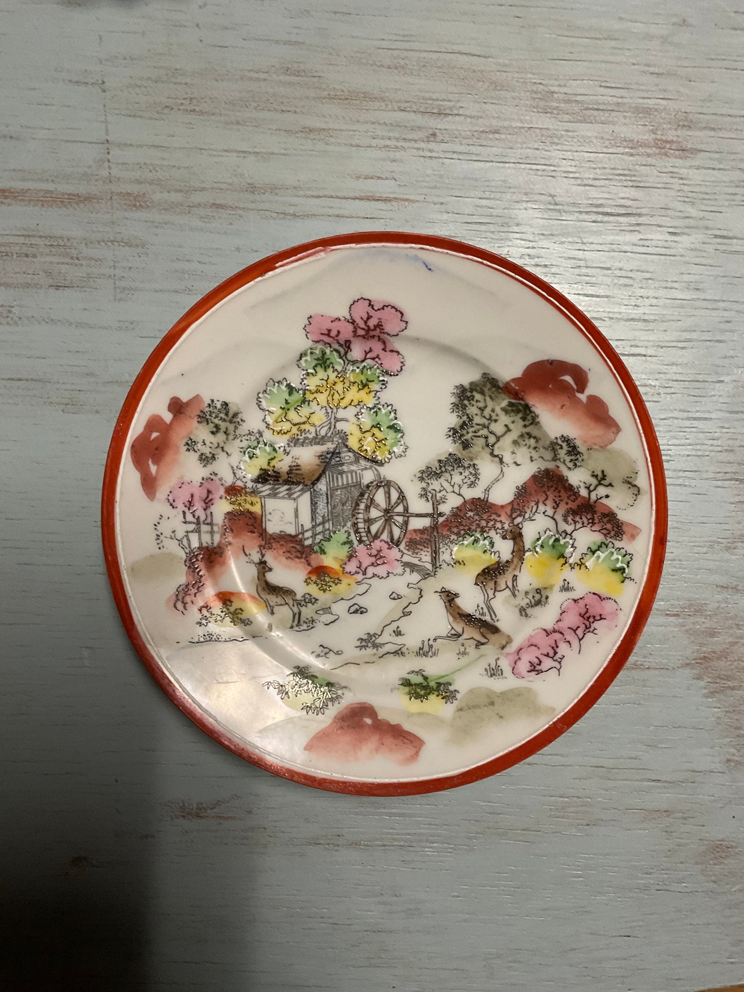 Vintage Outdoor Plate Made in Japan