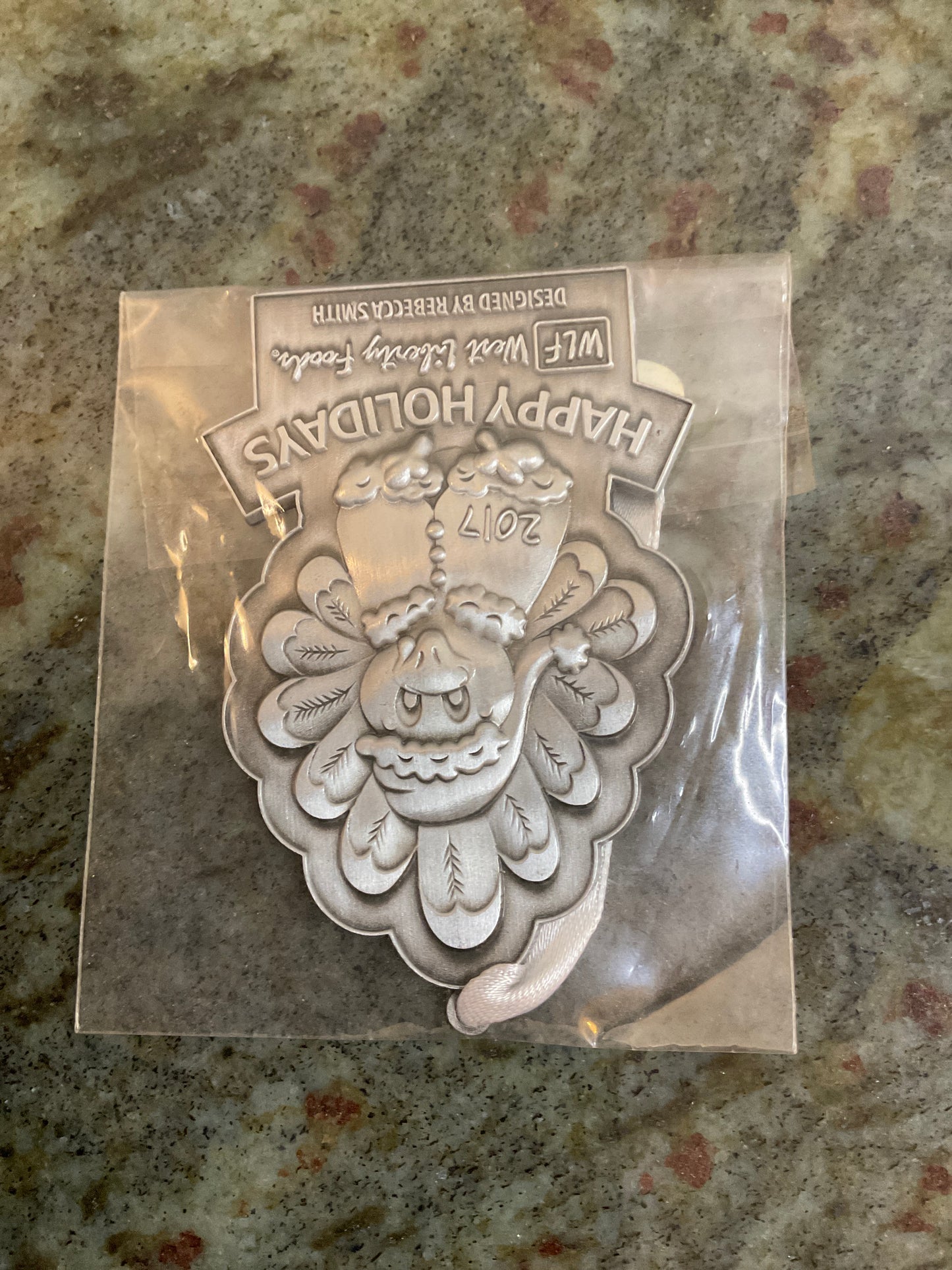 2017 Happy Holidays West Liberty Food Ornament