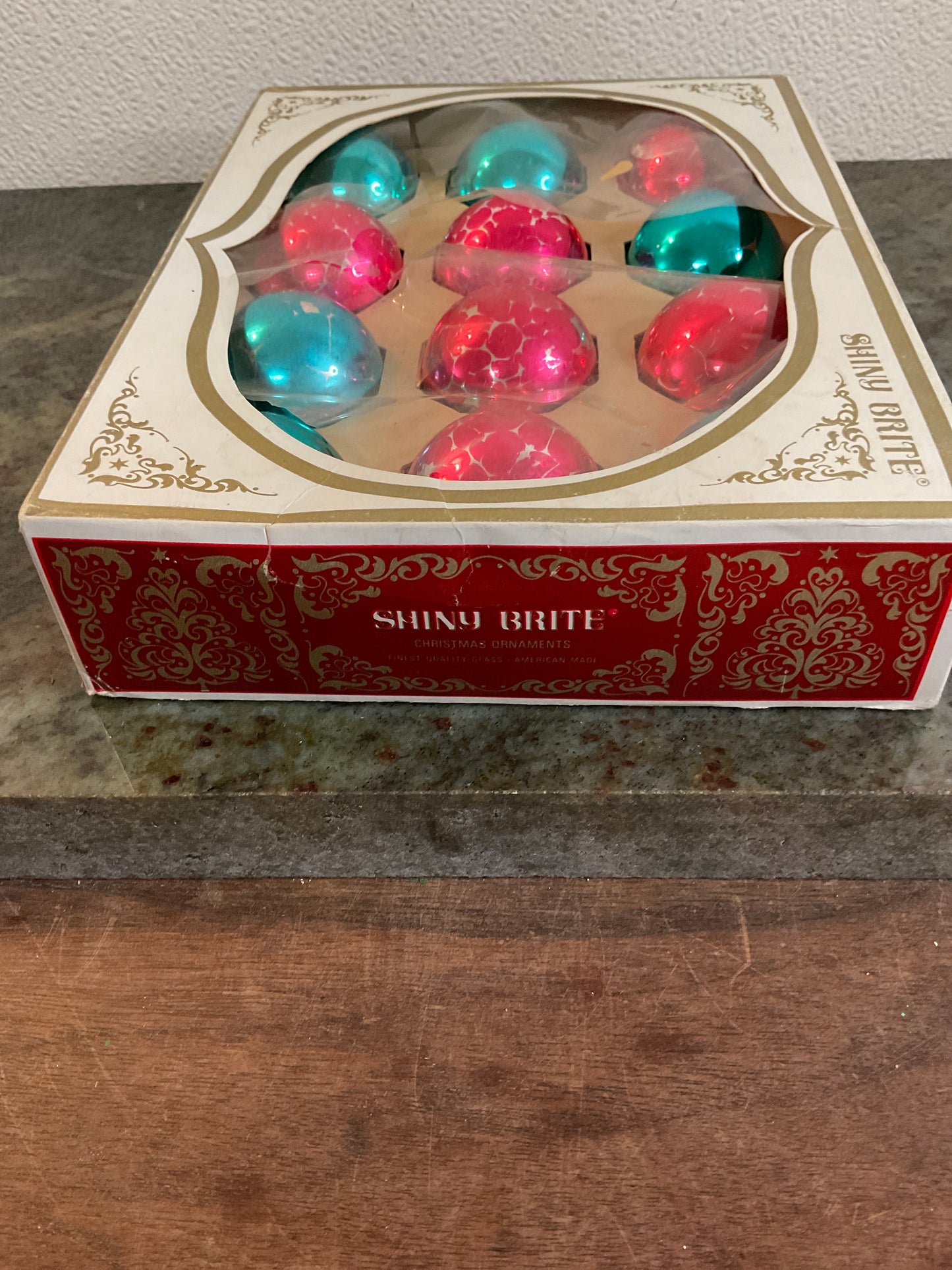 Vintage Shiny Christmas bulbs