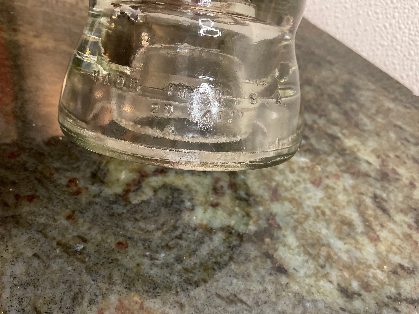 Vtg 1940 Hemingway 45 Glass Insulator