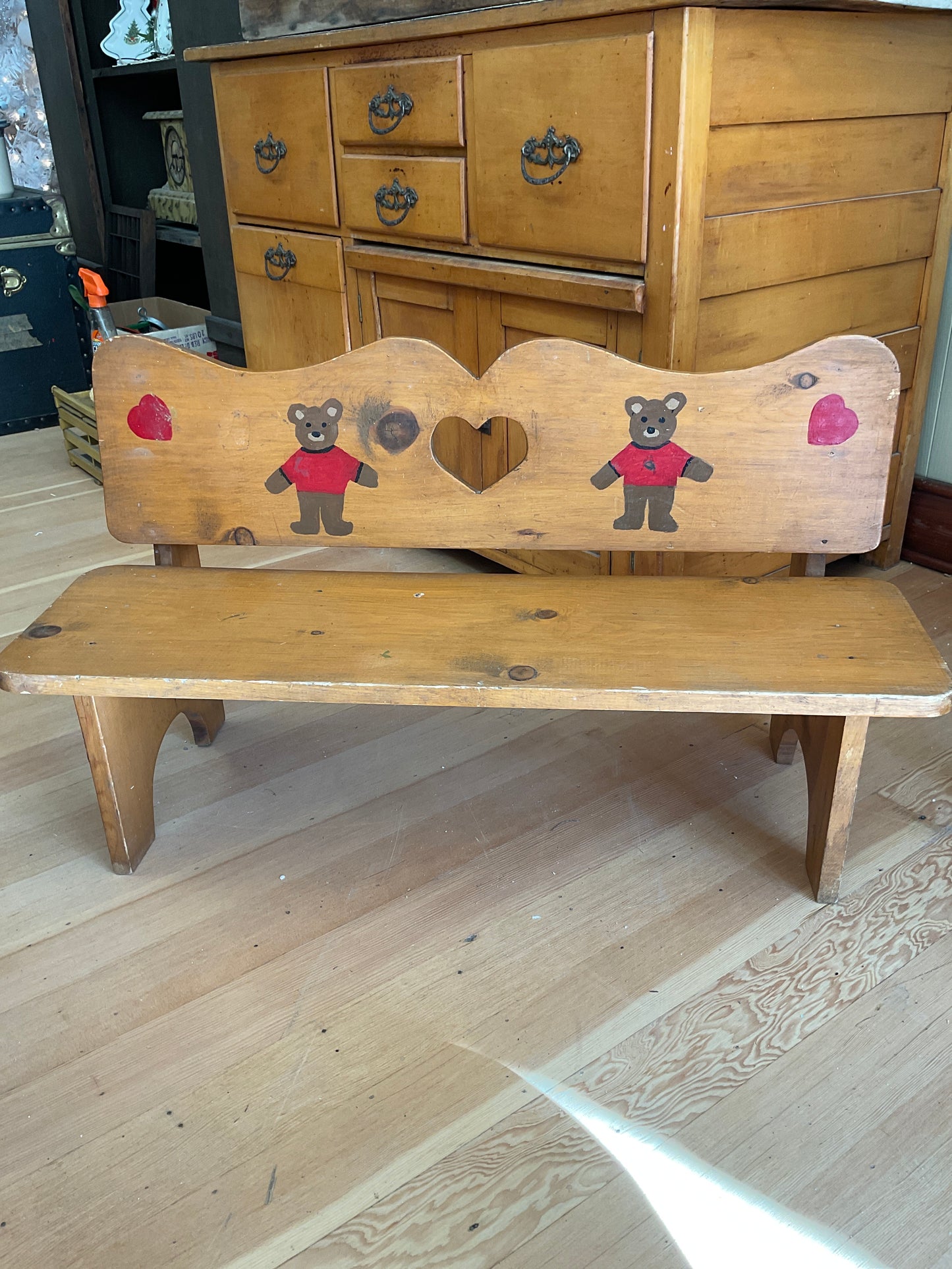 Small Wooden Bench