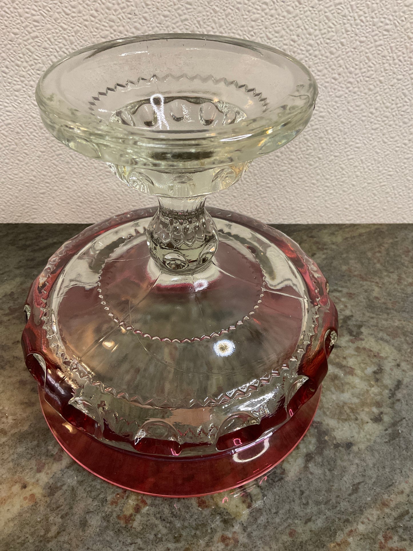 Vintage Indiana Glass Kings Crown Candy Dish
