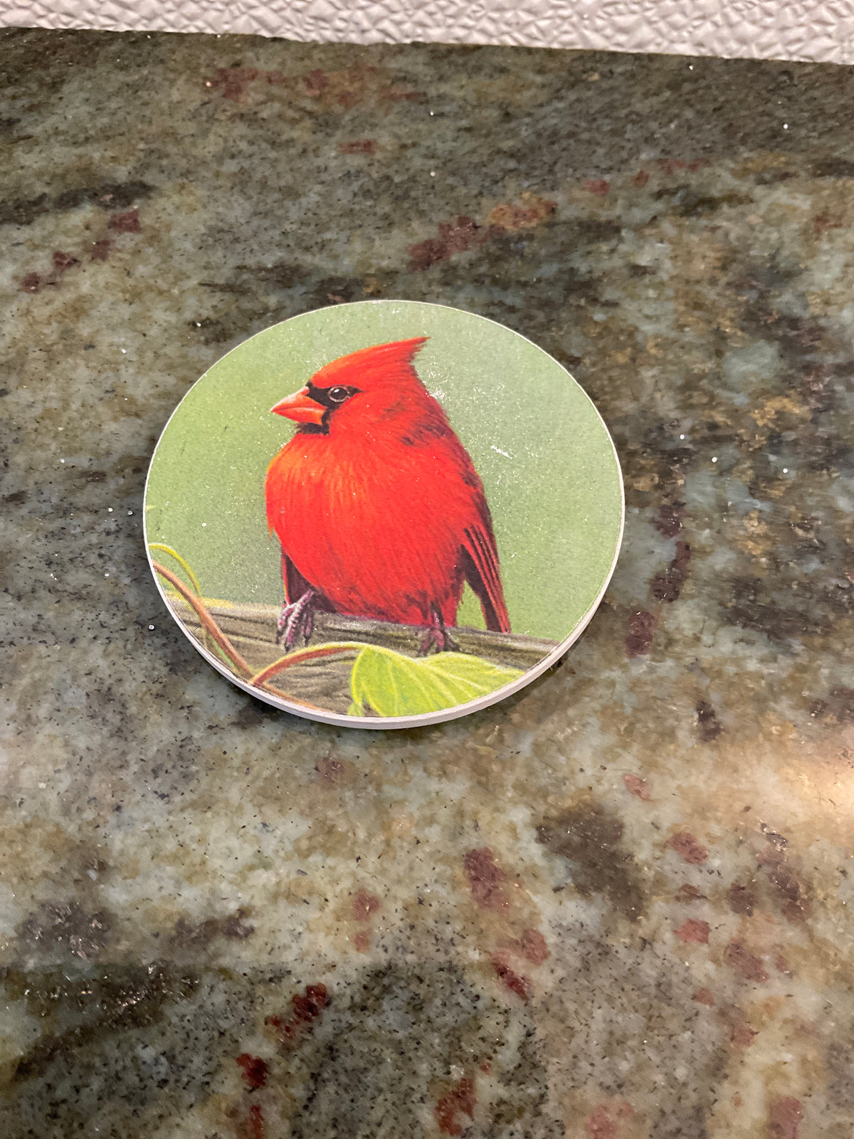 Vintage Ceramic Cardinal Holder