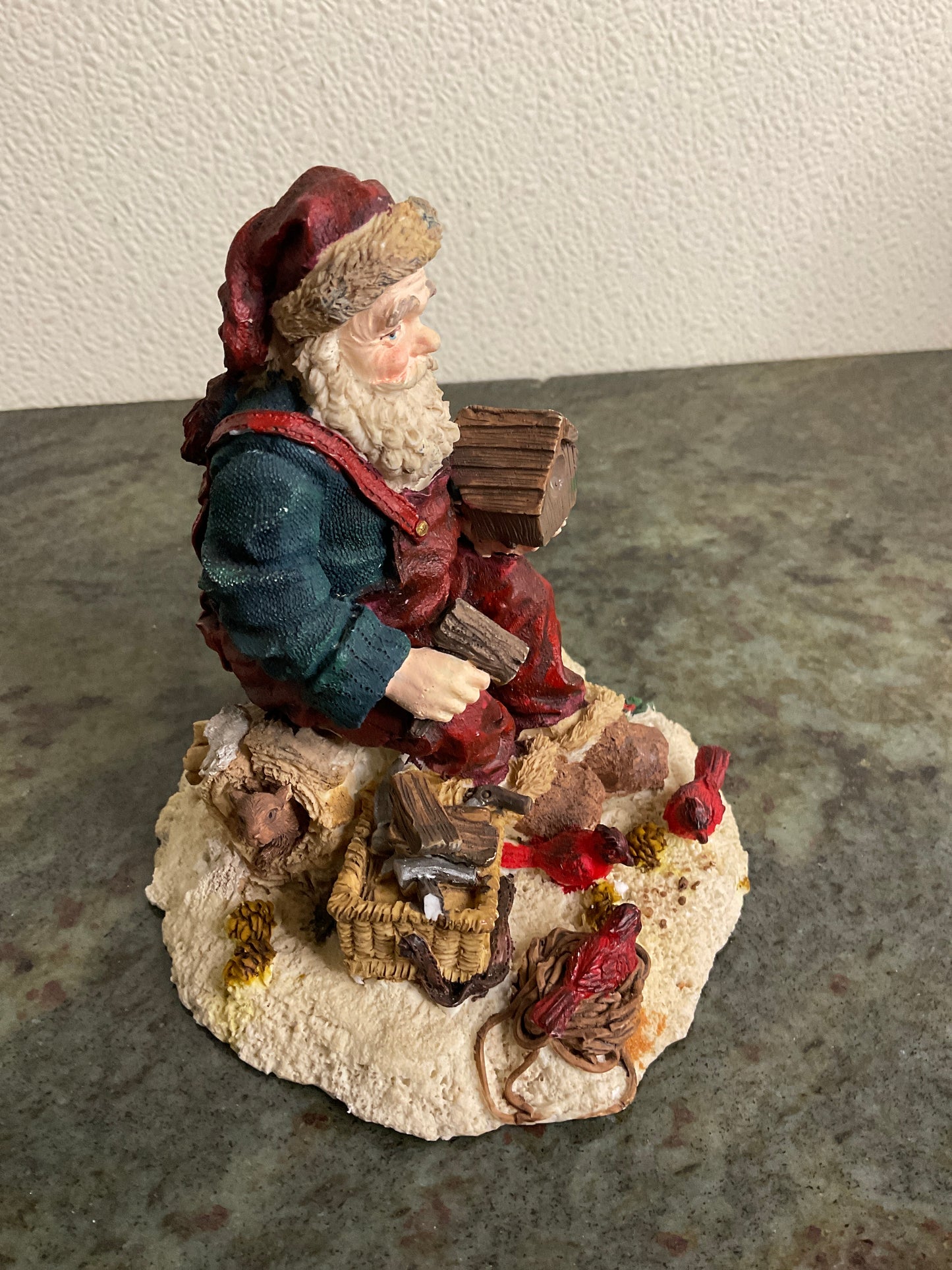 Working Santa Figurine