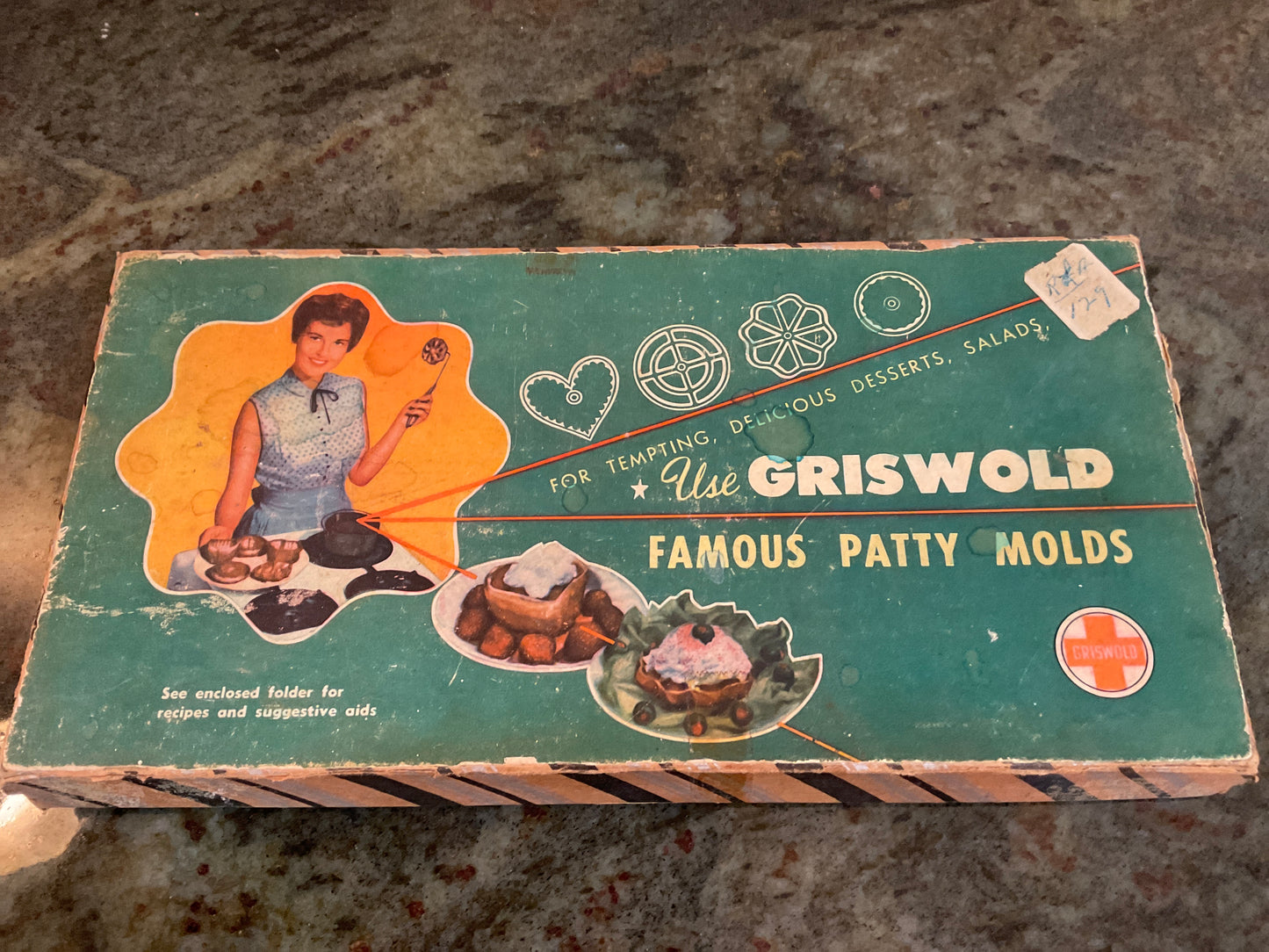 Griswold Famous Patty Molds In Box