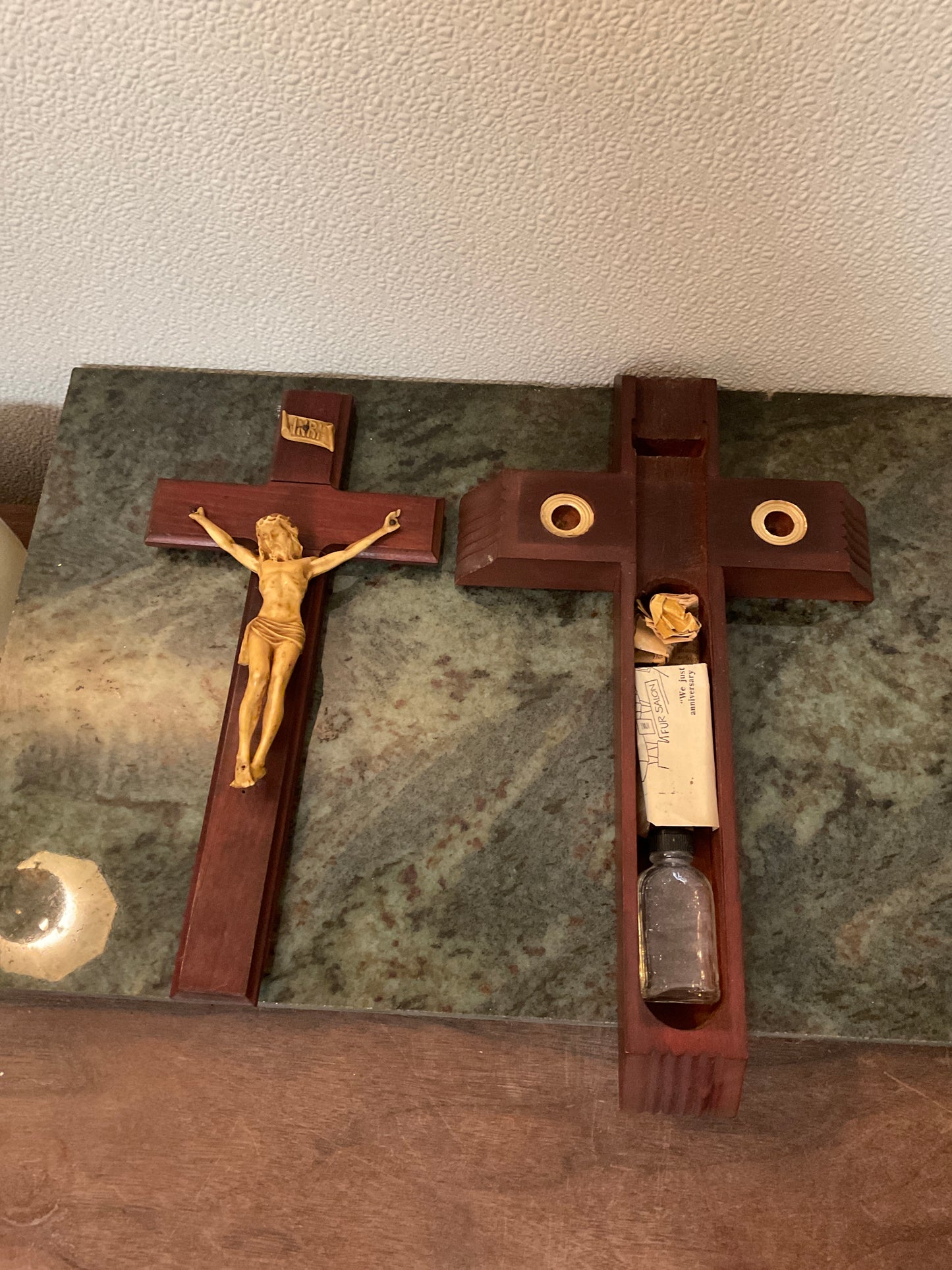 Vintage Wooden Crucifix