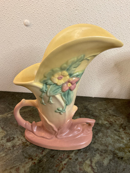 1940’s Hull Art Pottery Cornucopia Vase