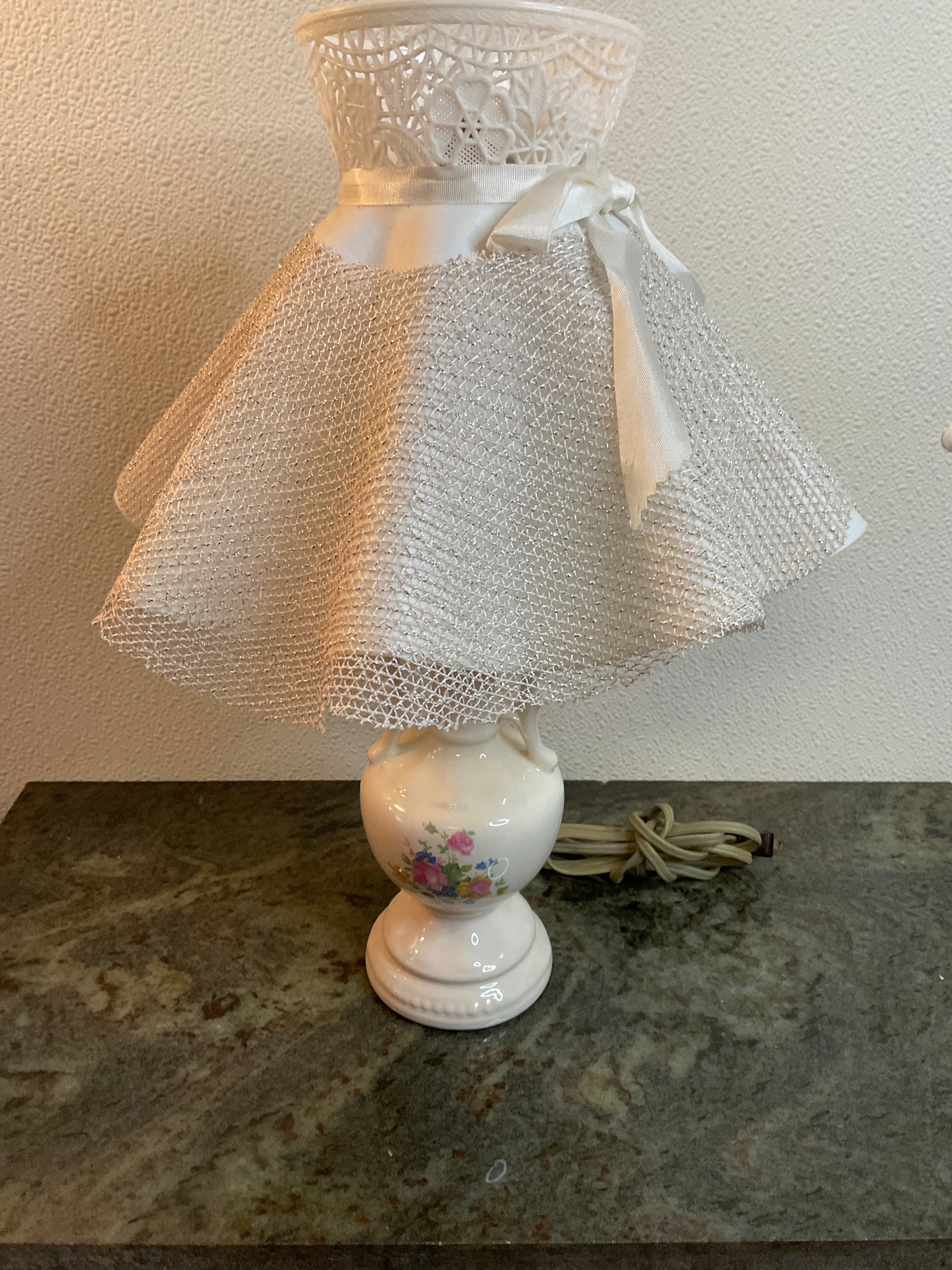 Vintage Porcelain Table Lamp