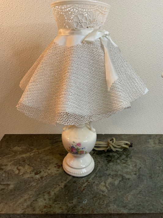 Vintage Porcelain Table Lamp