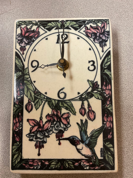 Santa Barbara Ceramic Clock