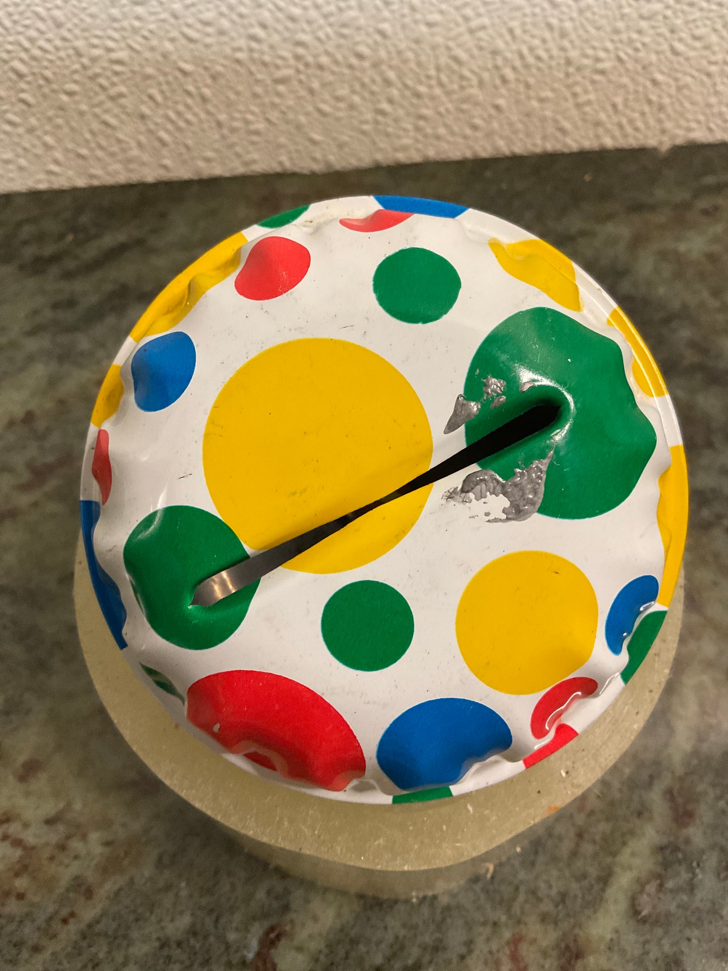 Metal Noise Maker w/Variety of Dots