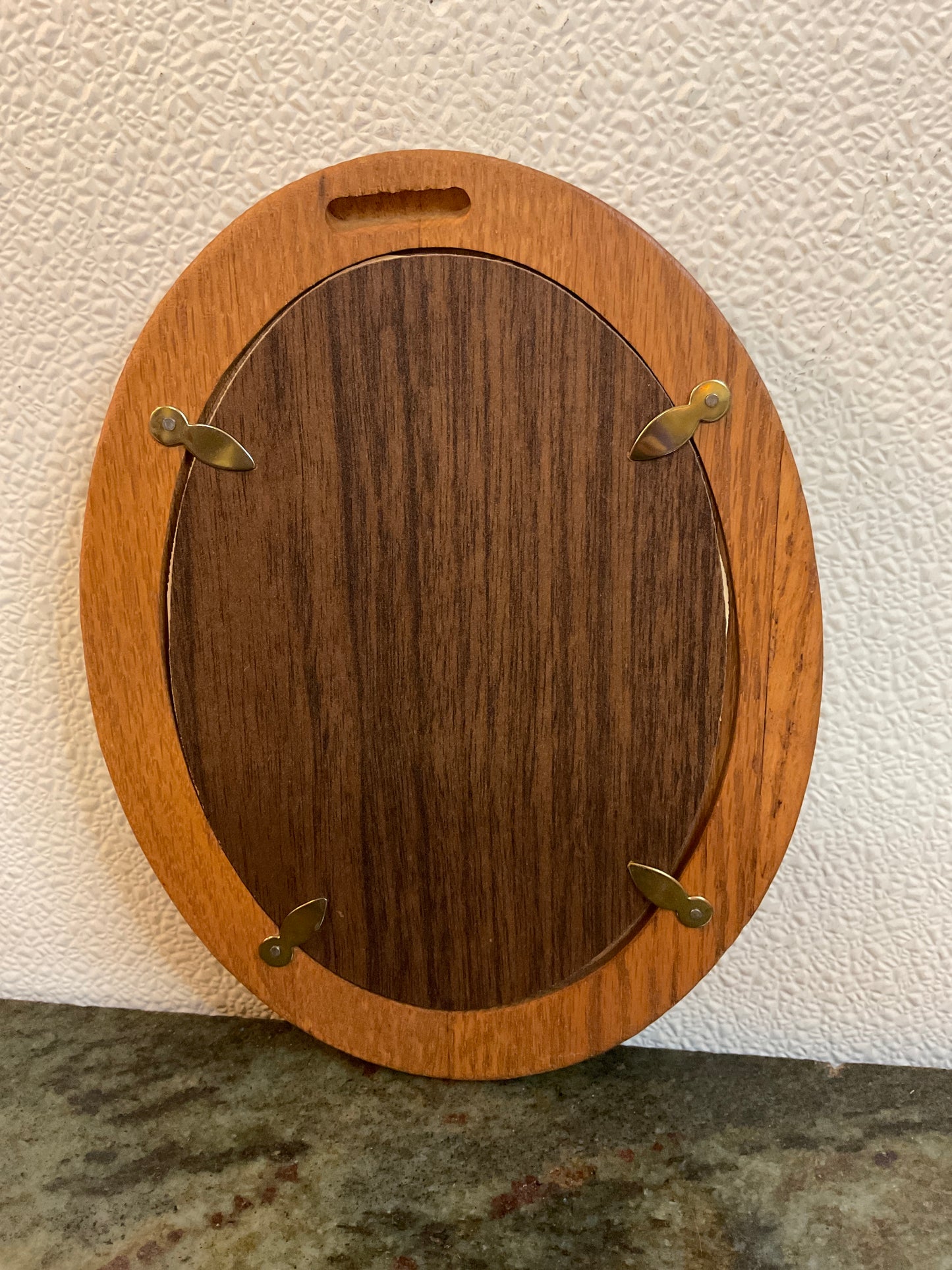 Oval 5” x 7” Wood Frame
