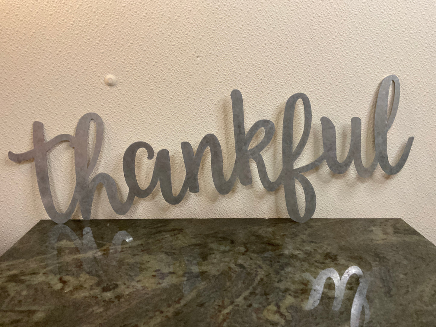 THANKFUL Metal Sign