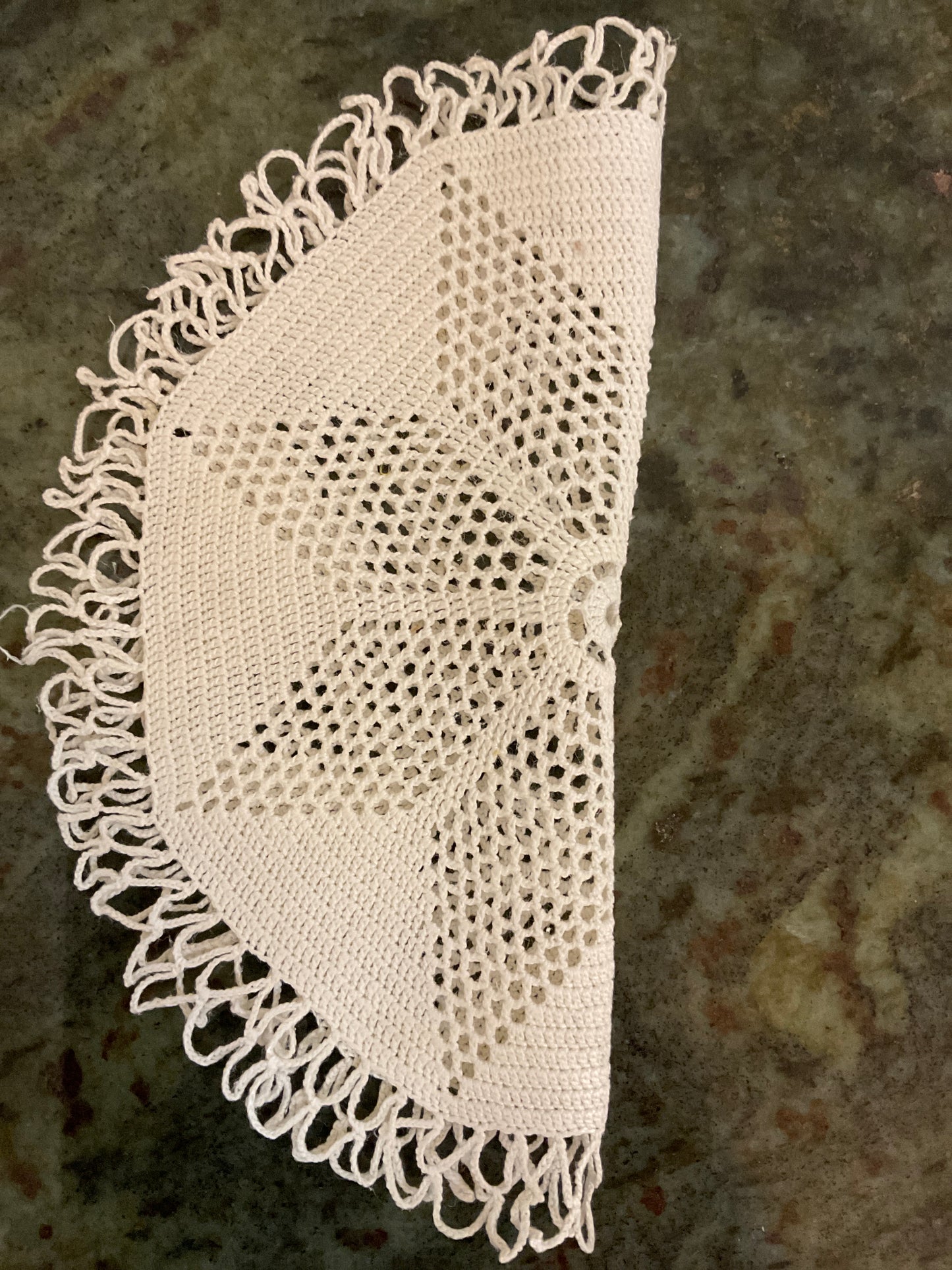 Vintage Crocheted Star Doily