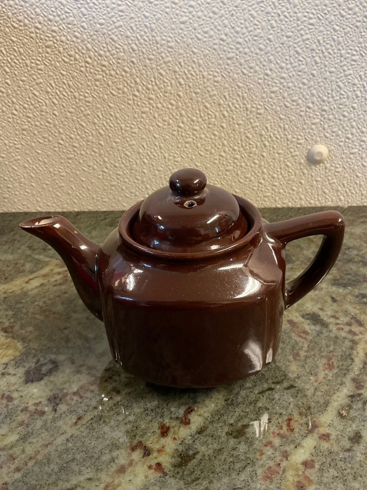 Vintage Mini Brown Tea Pot