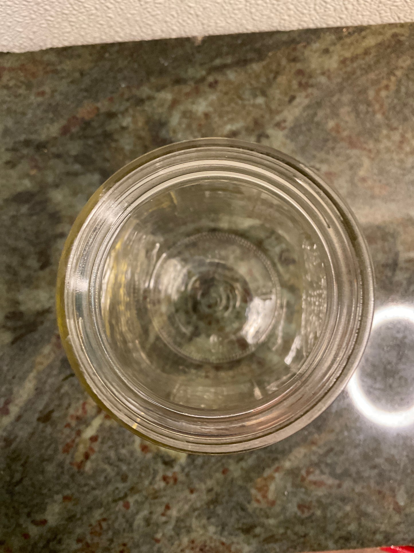 Ball Mason Jar in clear glass