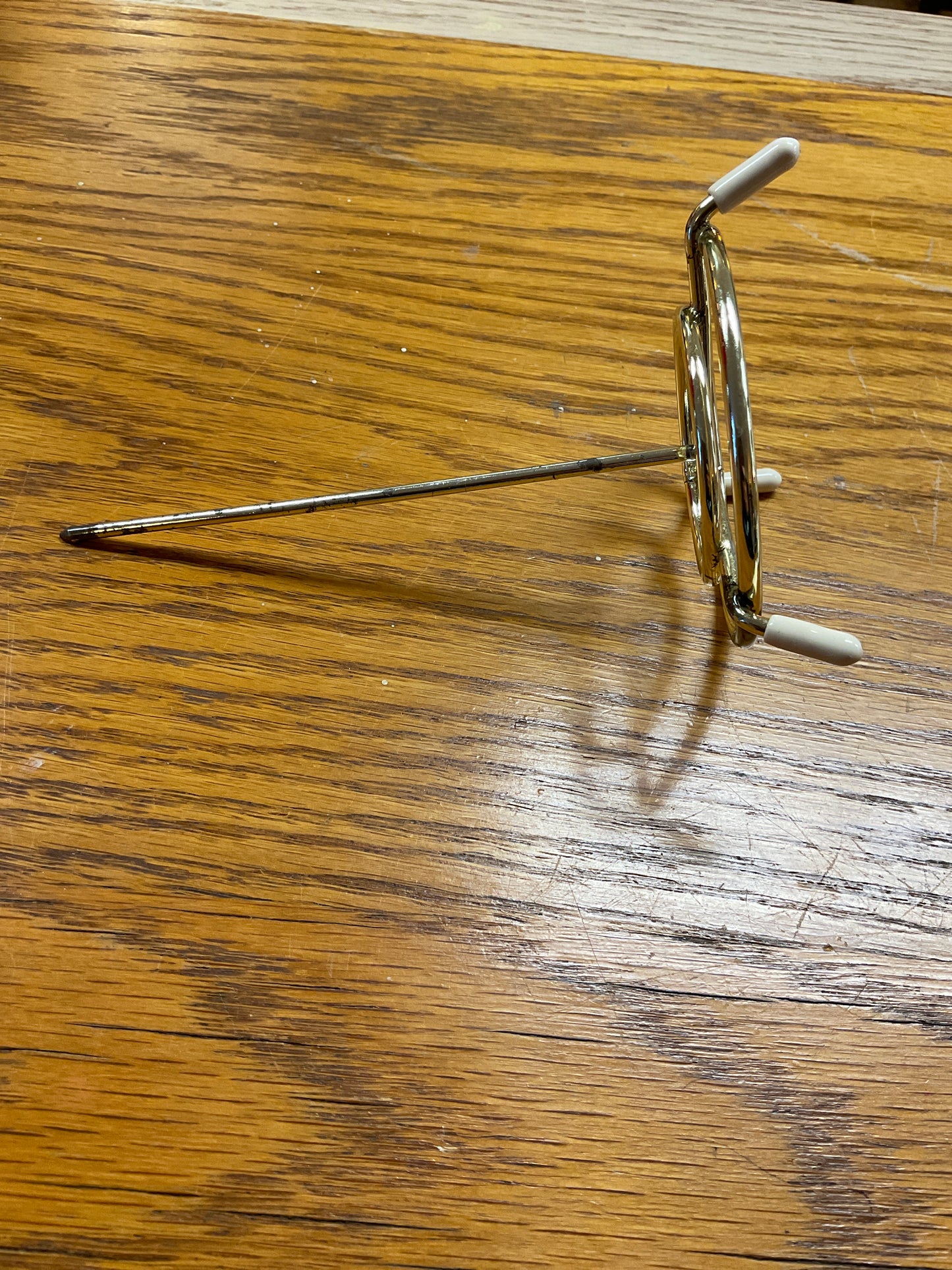 Vintage Gold Tone Metal Receipt Spike