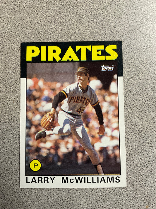 Baseball Card-Larry McWilliams