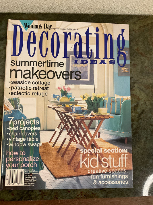 Woman’s Day Magazine Decorating Ideas August 2000