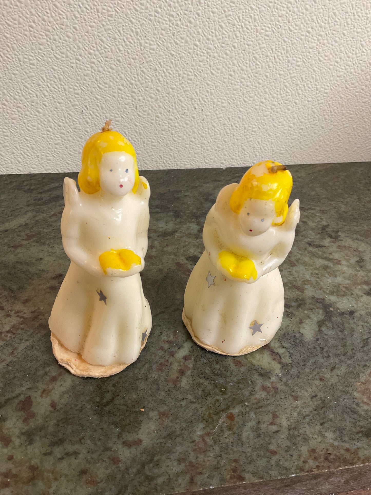 Vintage set of two Tavern Candles