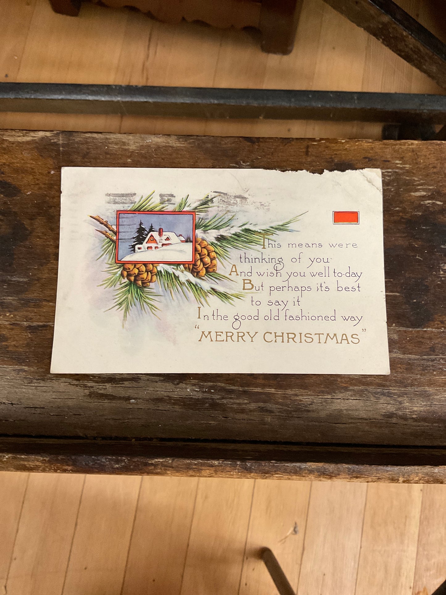 Antique Christmas Postcard