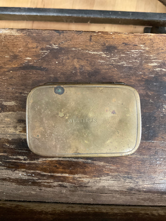 Westeras Brass Tobacco/Snuff Box