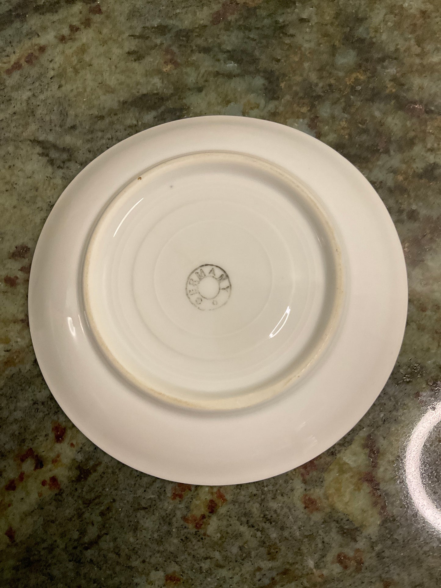 Pink Rose design Saucer made in Germany