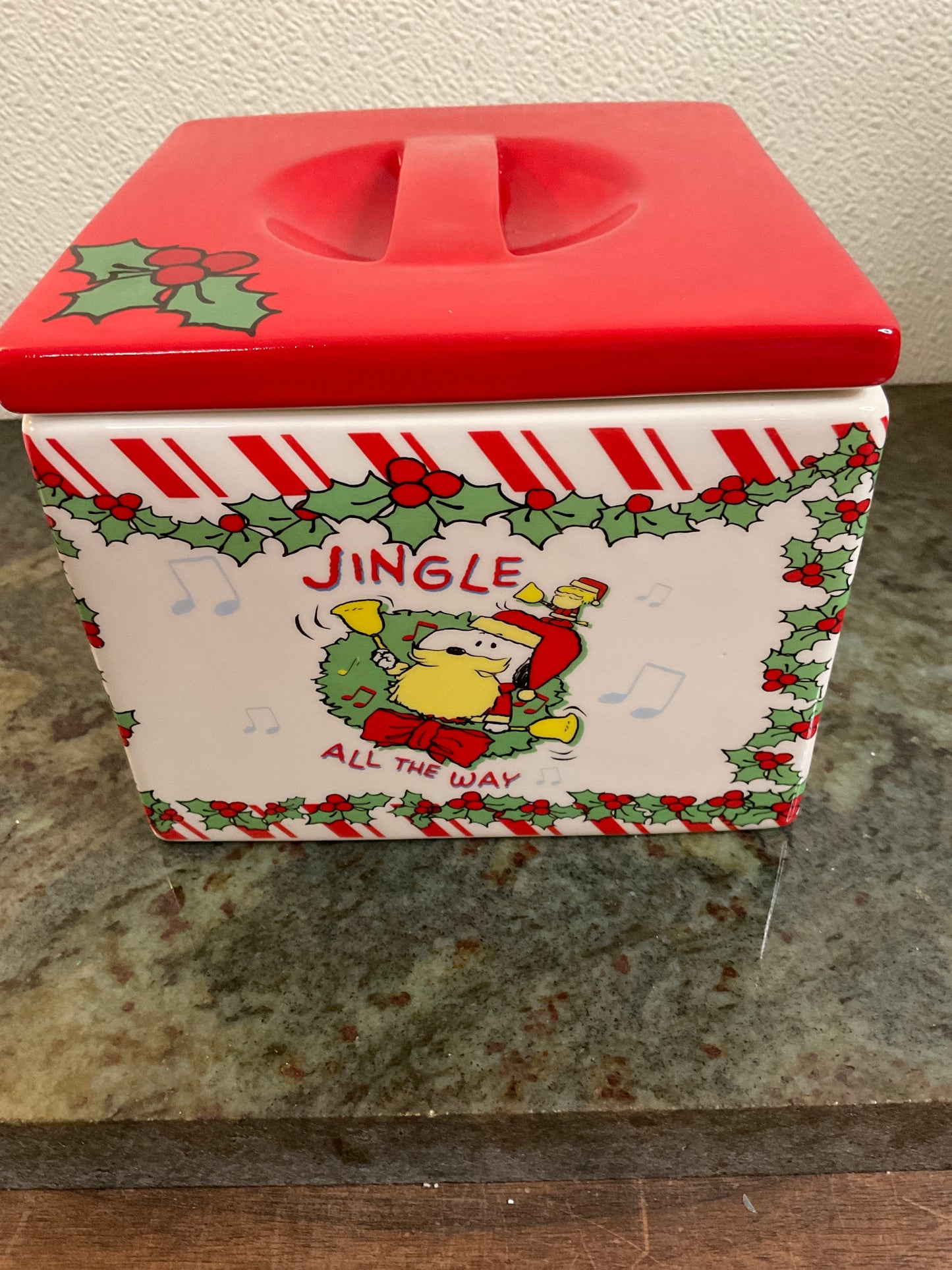 Peanut + Gang Snack Christmas Canister