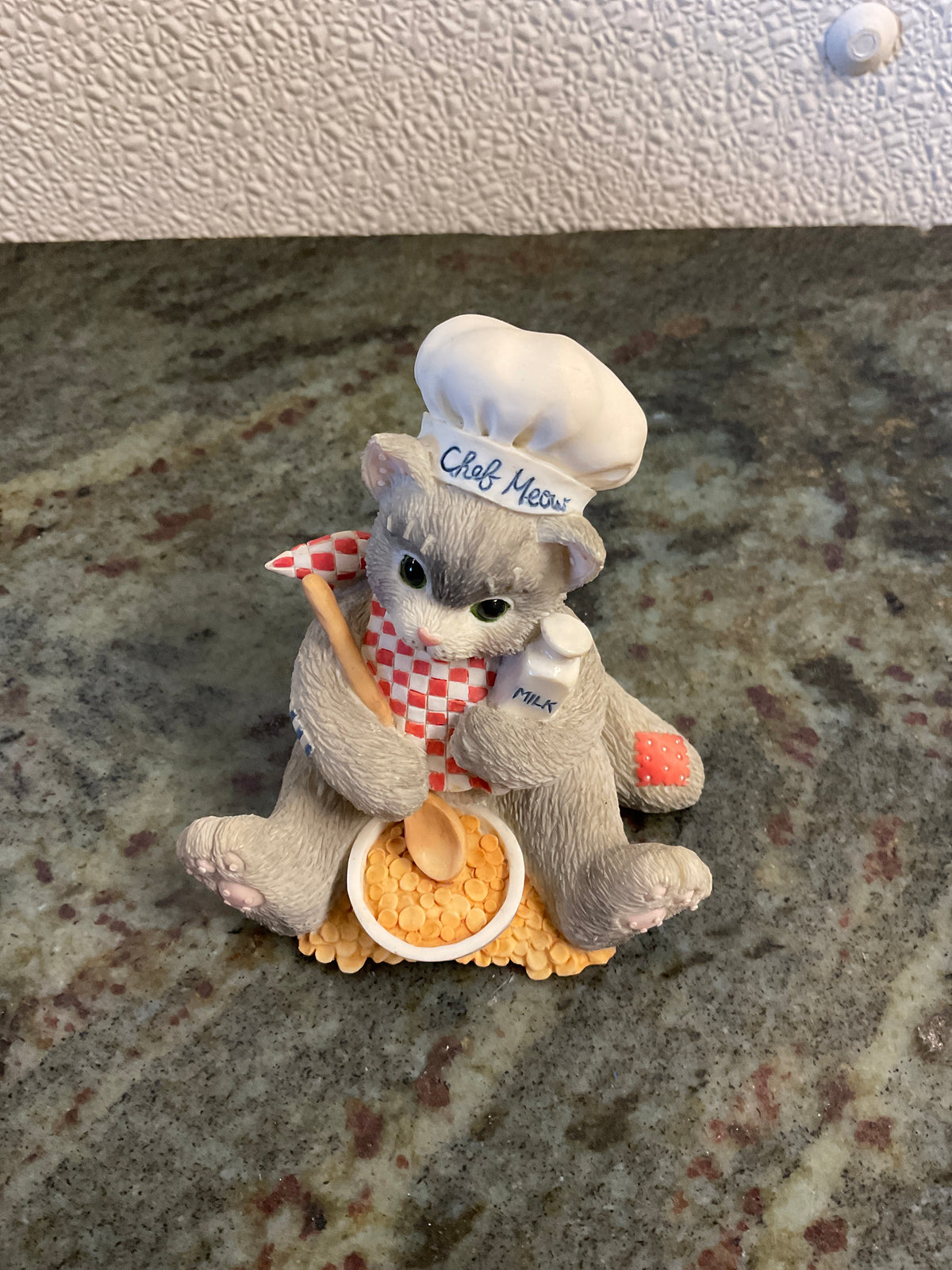 Enesco Calico Kitten The Chef Figurine