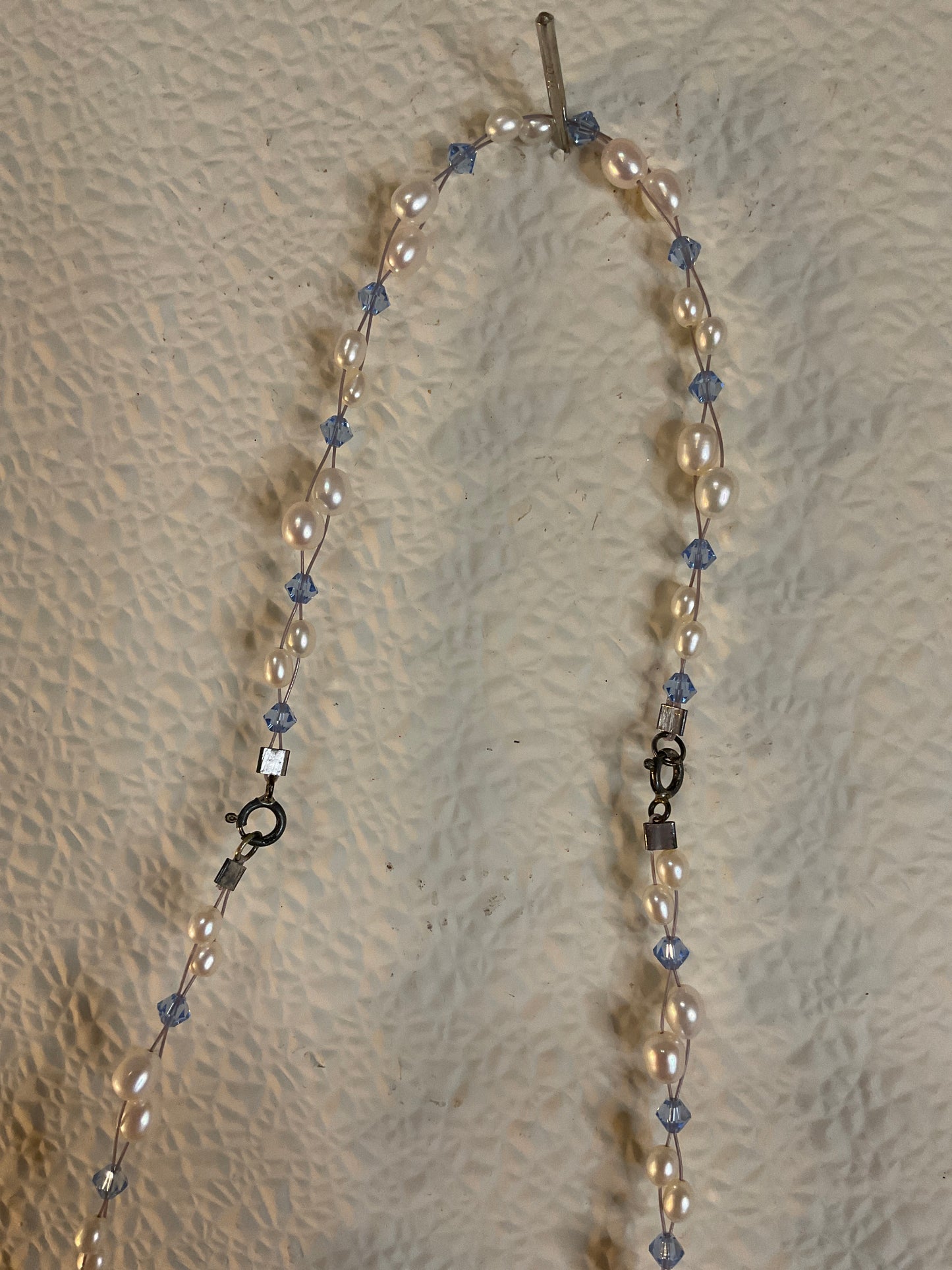 Pearl & Crystal Beaded Necklace/Bracelet