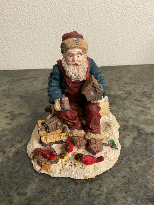 Working Santa Figurine
