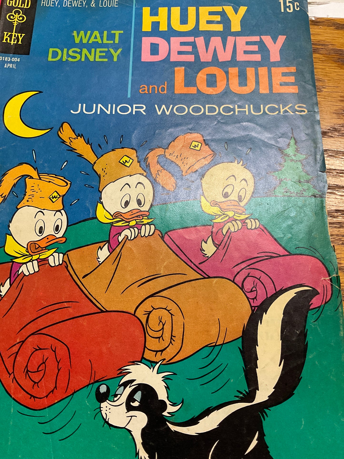 Comic Book Huey Dewey and Louie and Junior Woodchucks