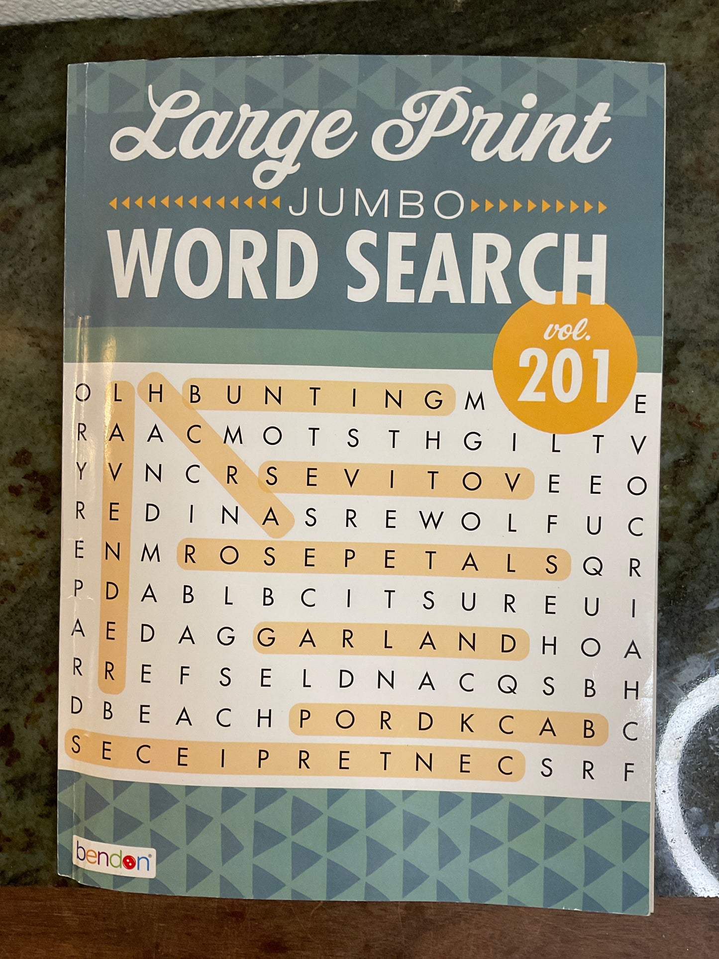 Large Print Jumbo Word Search