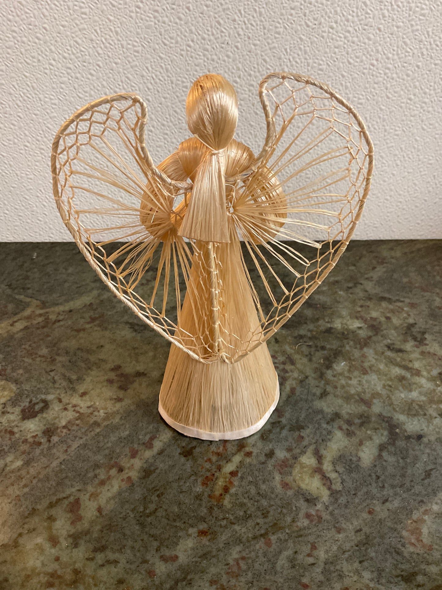 Vintage Straw Grass Angel