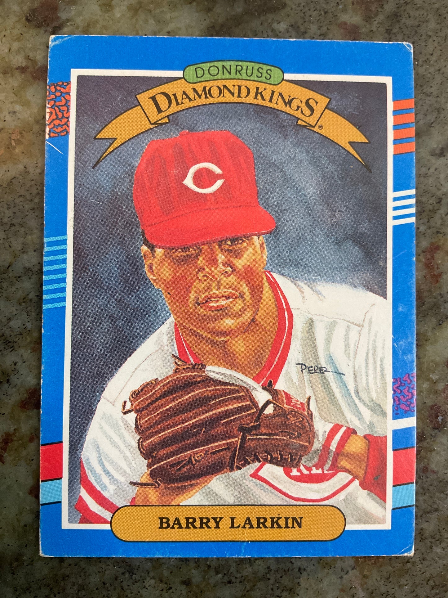 Donruss Diamond Kings 1990 Barry Larkin