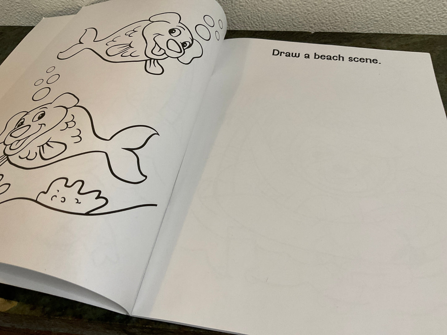 My Fun Day at the beach Coloring and Sticker Activity