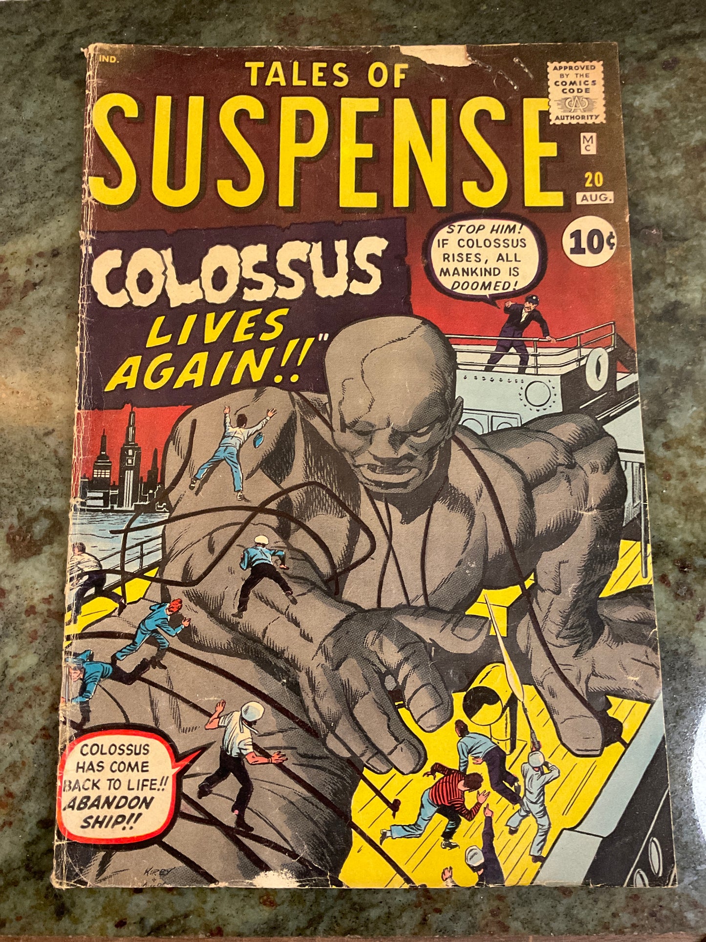 Comic Book Tales of Suspense August 1961