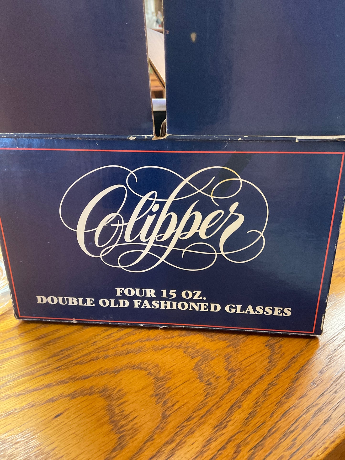 Clipper Set of Four Double Old Fashioned Glasses