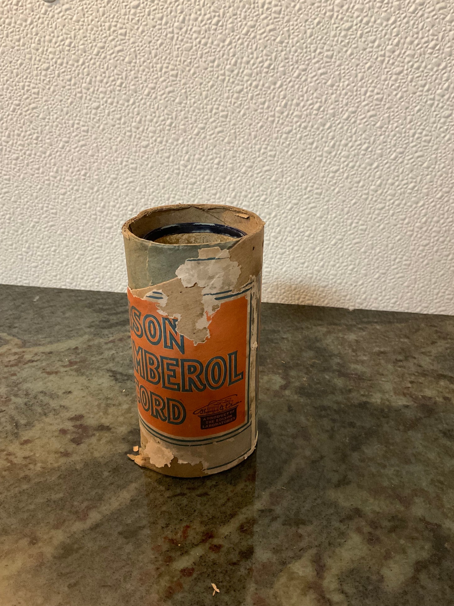 Edison Phonograph Cylinder