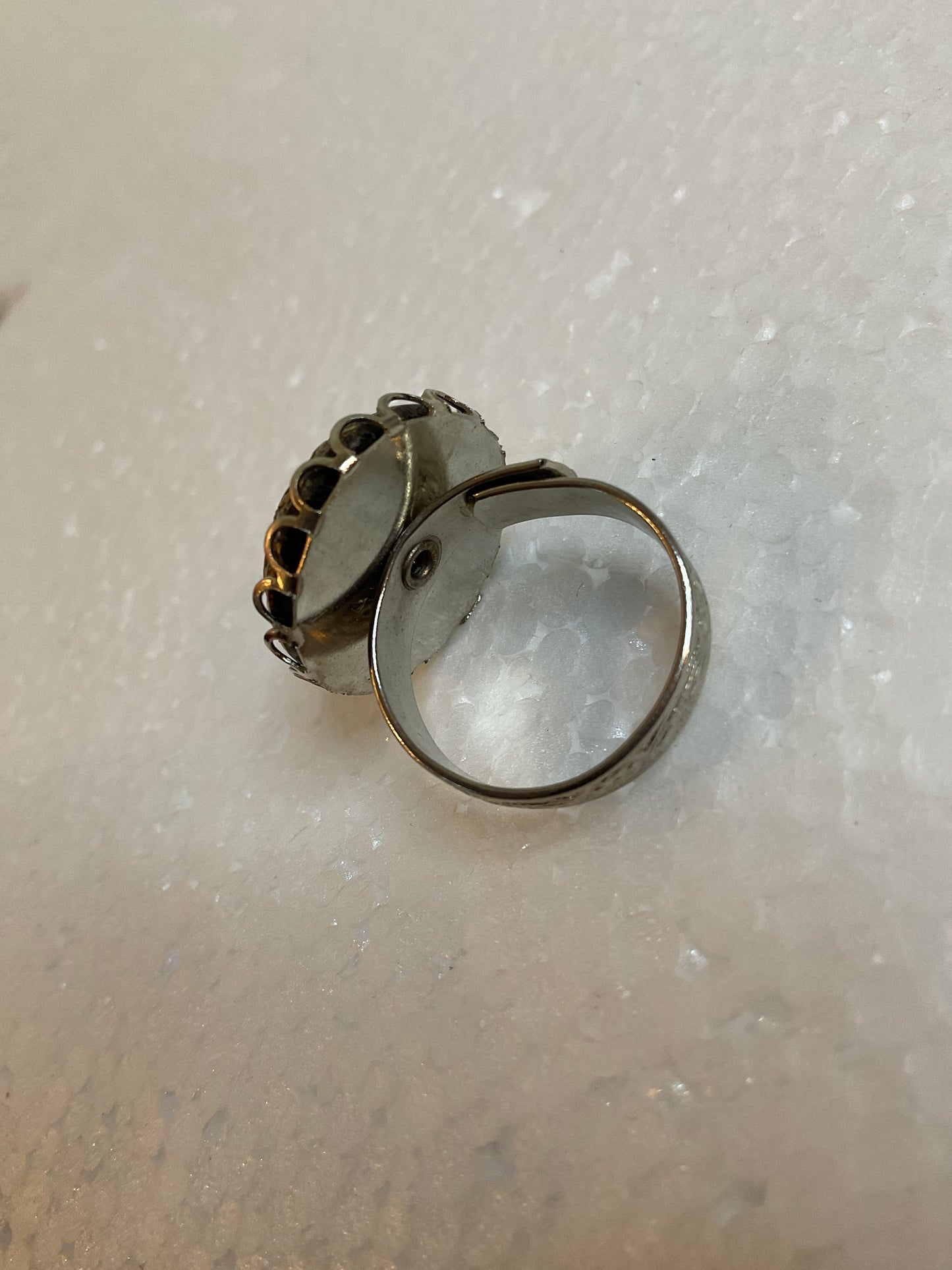 Vintage Filigree Domed Ring
