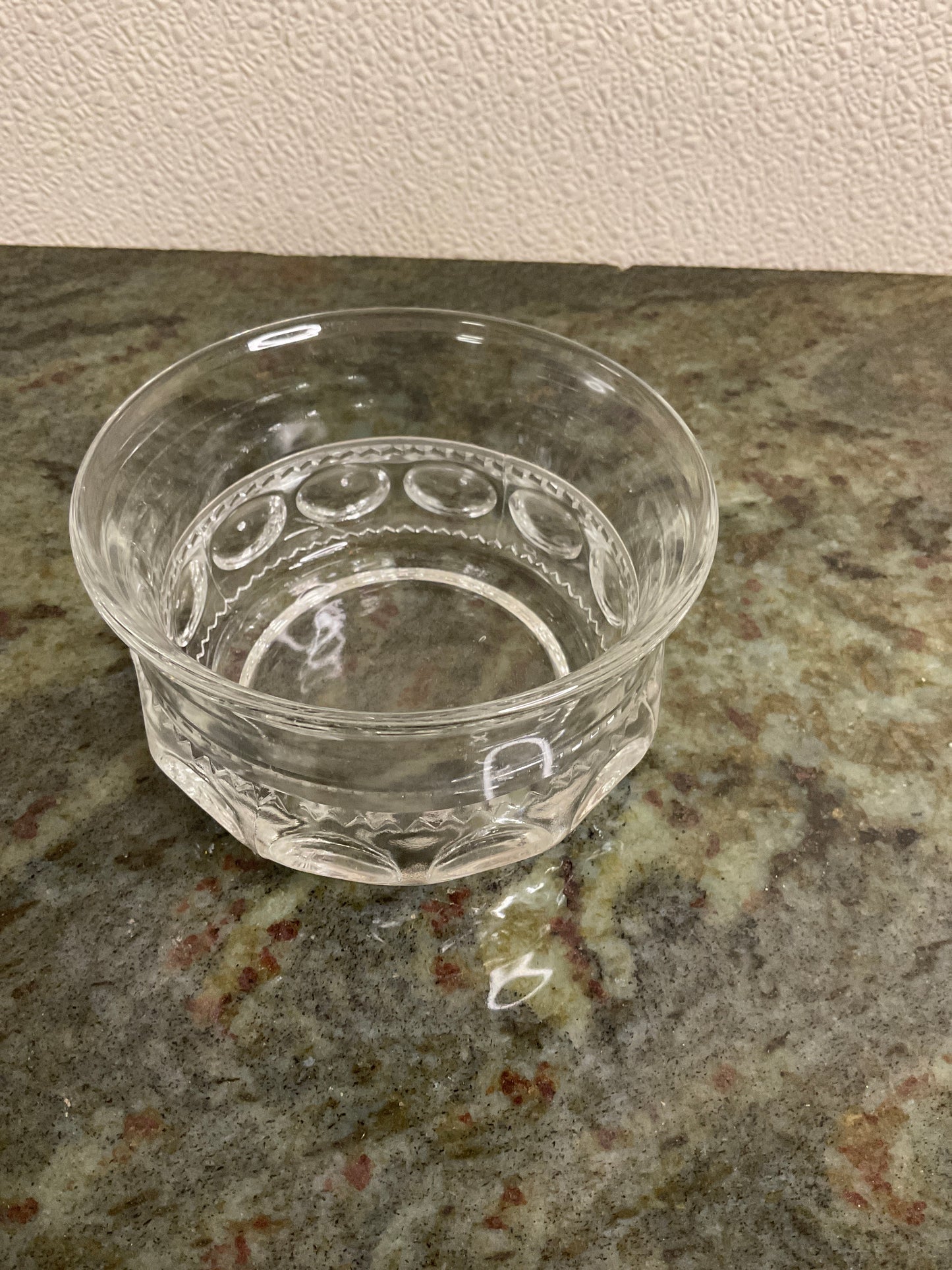 Vintage Kings Crown Clear Fruit/ Dessert Bowl