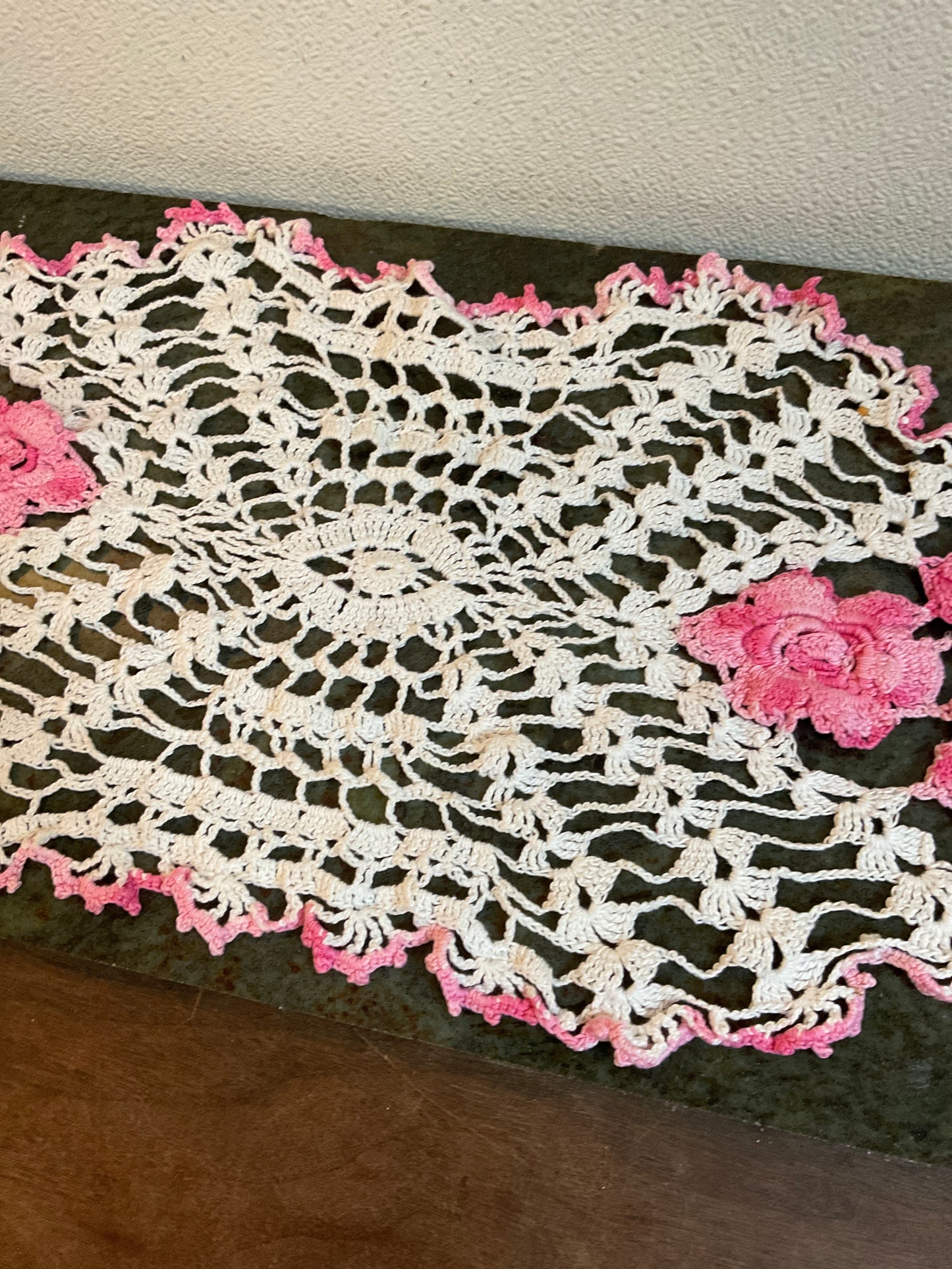 Vintage Hand Crocheted Doily