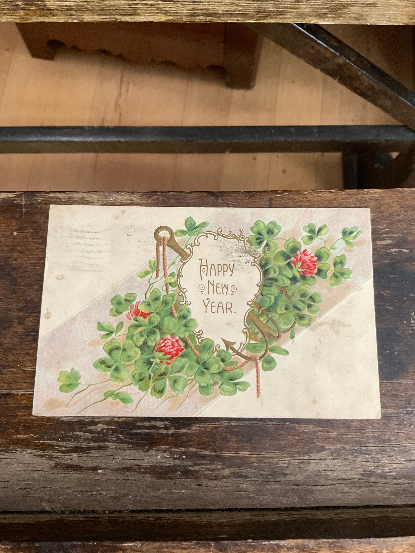 Antique Post Card- New Year