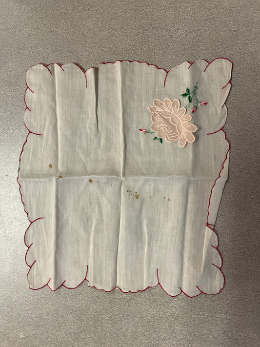 Vtg Mother Handkerchief